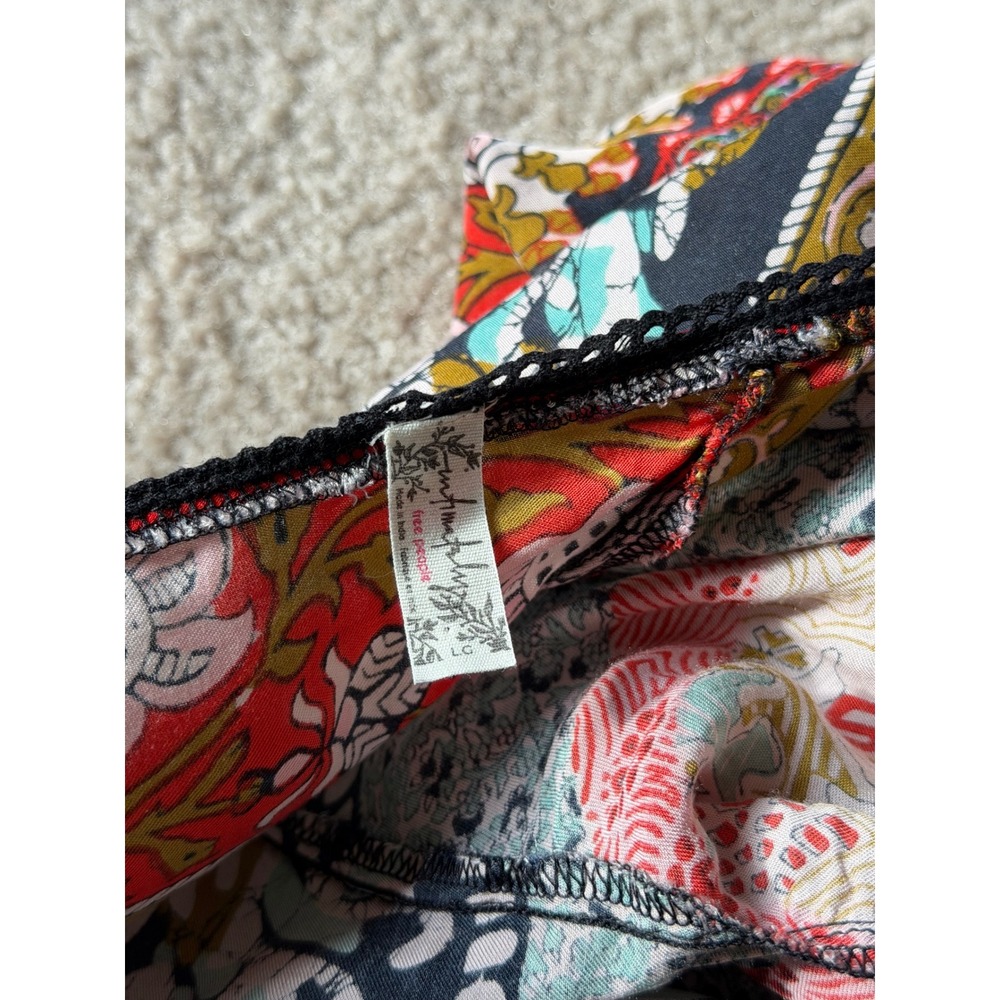Free People Bodysuit Sakshi Multi Boho Large - Picture 6 of 9
